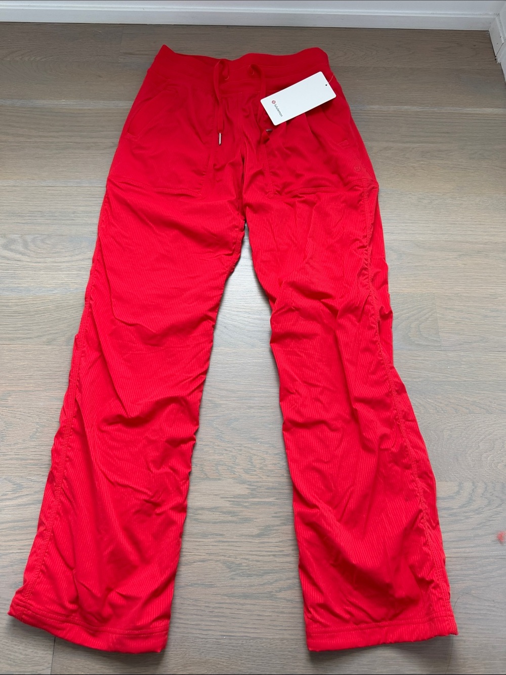 lululemon athletica  women’s Vibrant Red Drawstring Joggers